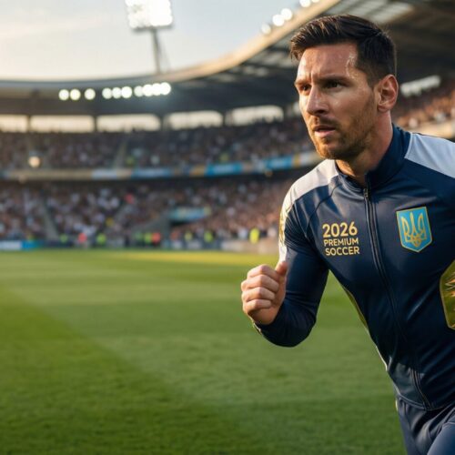 Official Messi Exhibition for 2026 Premium Soccer Training Suit