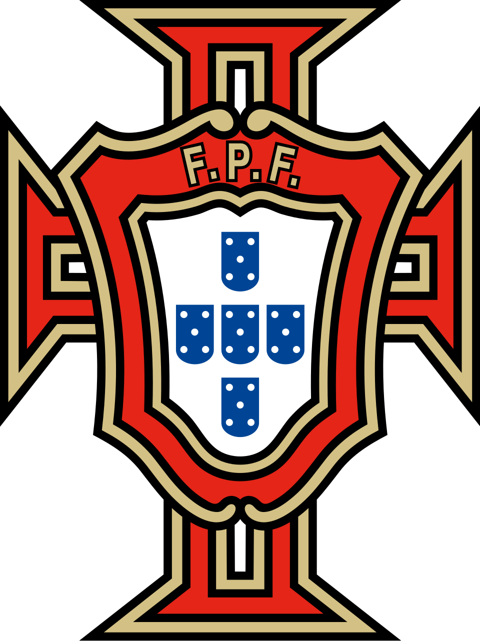 Official Portugal FPF Logo for 2026 Portugal National Team Training Suit