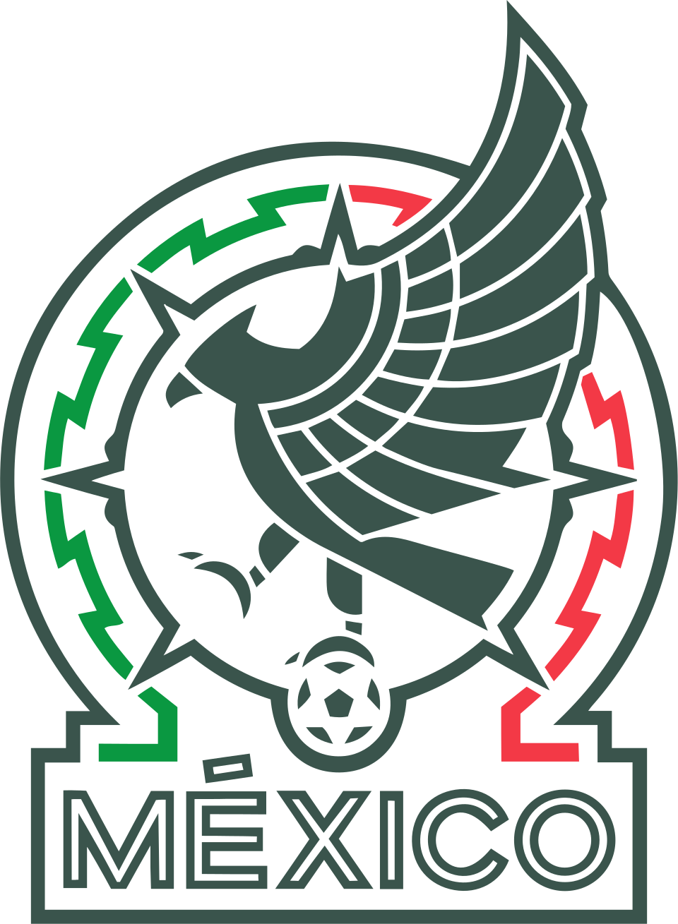 Official Mexico FMF Logo for 2026 Mexico National Team Training Suit