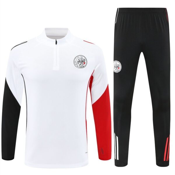 Ajax soccer training kit 2026 white red black